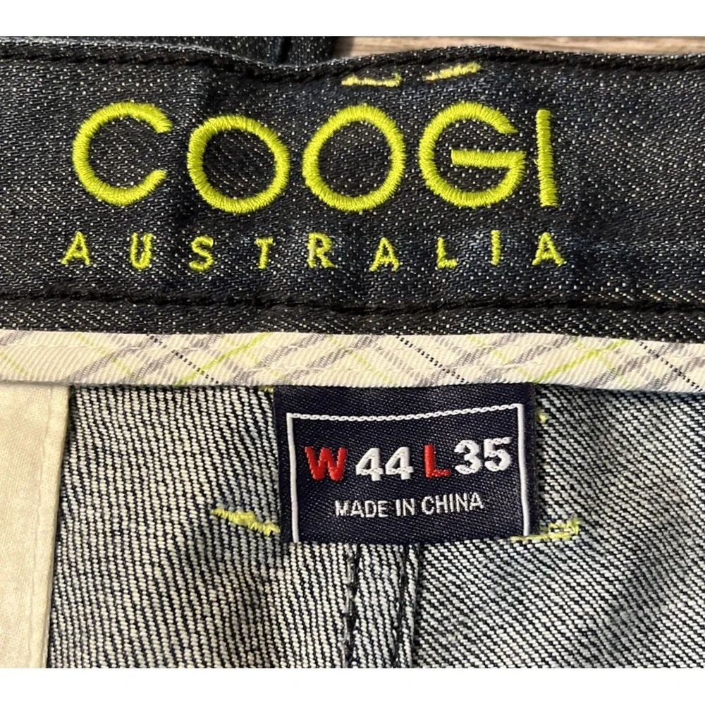 Coogi Dark Wash Wide Leg Y2K Baggy Skater  Jeans, JNCO Style, Size 44x35 (46x35)